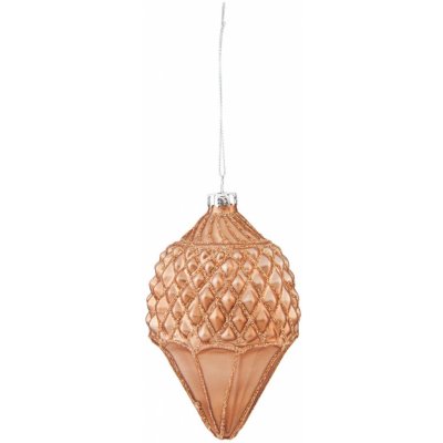 Clayre & Eef Vánoční ozdoba bronzová Ø 7*11 cm – Hledejceny.cz