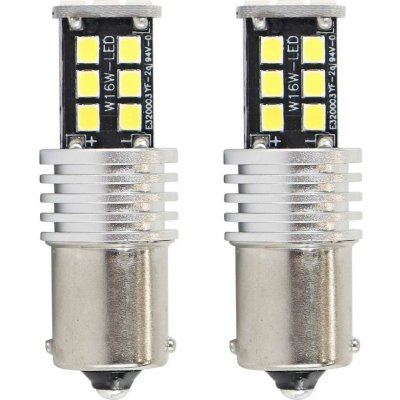 CANBUS LED žárovky 2835 15SMD 1156 BA15S P21W R10W R5W Bílá 12V 24V AMIO-01293 – Hledejceny.cz