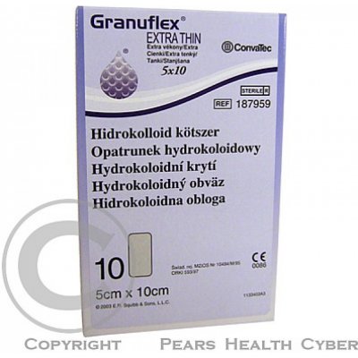 Granuflex E-THIN 5 x 10cm 10 ks – Zbozi.Blesk.cz