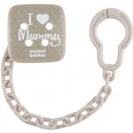 Canpol babies řetízek I Love Mummy Grey – Zboží Dáma