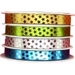 Vánoční stuha vázací Multi MINI STARS metalic 4 x 10mm x 4m – Zboží Mobilmania