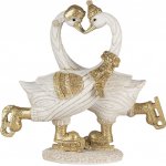 Vánoční dekorativní soška labutí v čepicích 18*8*17 cm – Hledejceny.cz