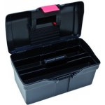 MAGG PROFI Plastový kufr na nářadí; 514x280x260 mm, s 1 přihrádkou a 2 zásobníky