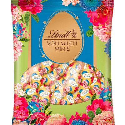Lindt Blumen Edition mini velikonoční vajíčka z mléčné čokolády 180 g – Zboží Dáma