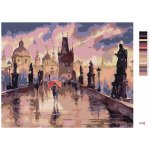 Zuty Malování podle čísel KARLŮV MOST V DEŠTI – Zboží Mobilmania