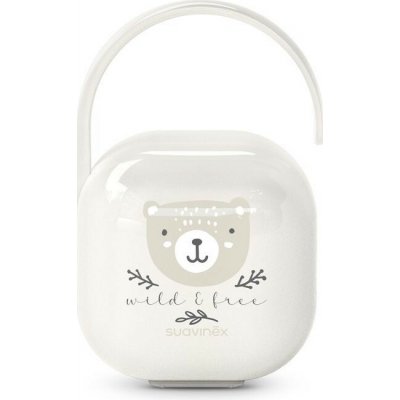 Suavinex Krabička na dudlík Wild & Free krémová – Zboží Dáma