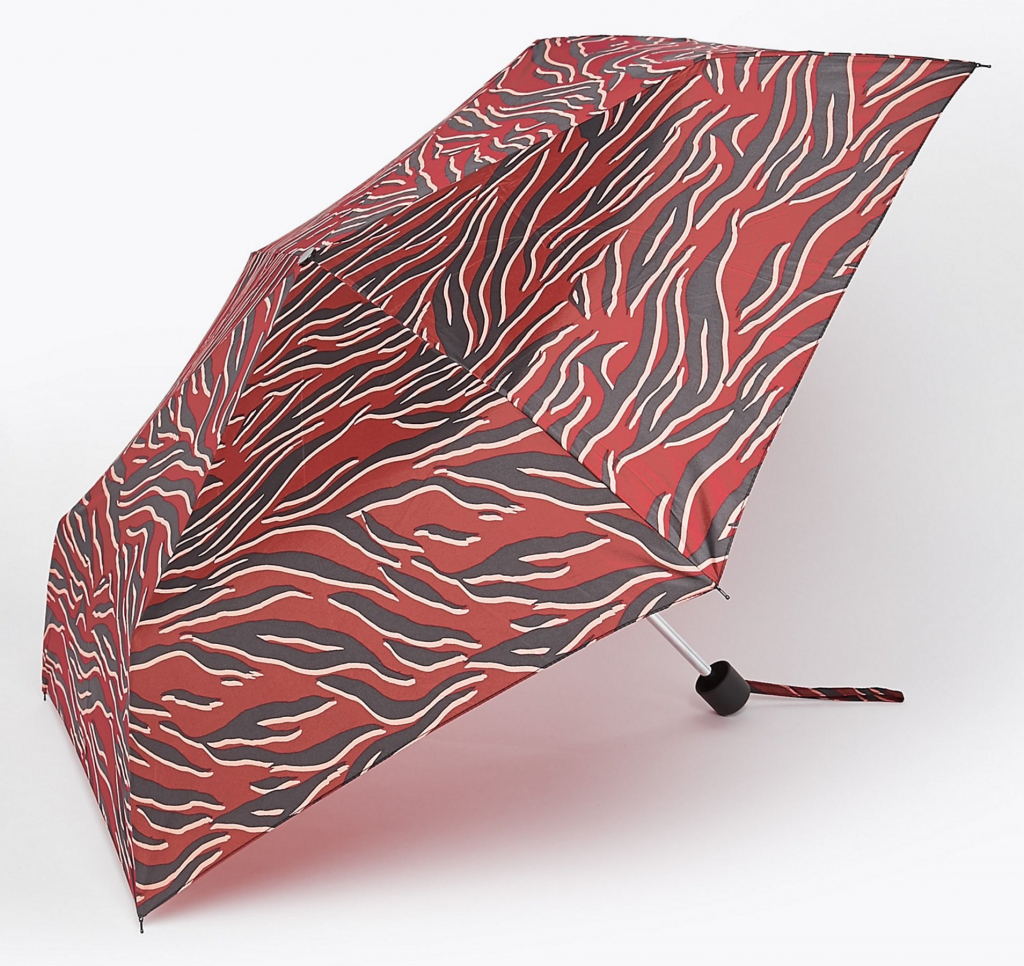 Marks & Spencer deštník skládací se zvířecím potiskem červený od 399 Kč -  Heureka.cz