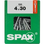 Spax Uni vrut zápust.hlava T-Star+ T20 4CUT část.závit Wirox 4 x 30 mm 150 ks – Zboží Mobilmania