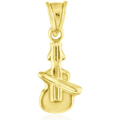 Gemmax Jewelry Zlatý přívěsek housle / viola GUPYN 25611 – Zboží Mobilmania