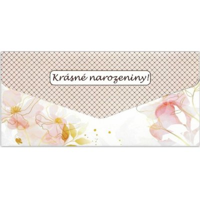 Obálka na peníze s přáním CDL 14, Krásné narizeniny