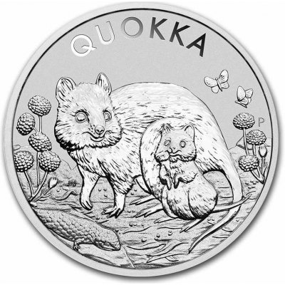 The Perth Mint Australia Austrálie Stříbrná australská Quokka BU 1 oz