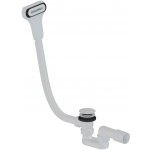 SAT Vanový automat click/clack a štěrbinový přepad DN40/DN50 SAT bílá lesklá plast SATAVAS80CCB SATAVAS80CCB – Zboží Dáma