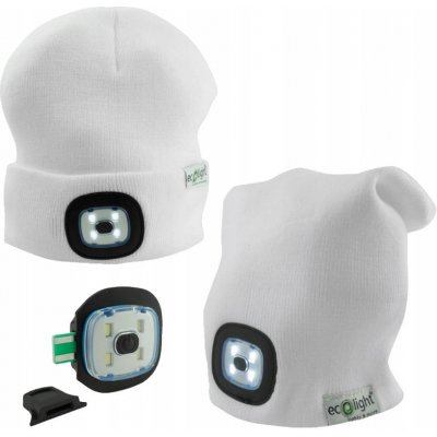 Zimní čepice Eco Light Čepice LED bílá – Sleviste.cz