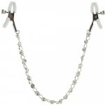 CalExotic silver Crystal Chain Nipple Clamps – Hledejceny.cz