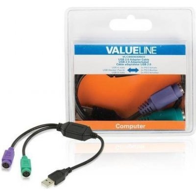 Valueline VLCB60830B03 USB-2xPS2, 0,3m – Zboží Mobilmania