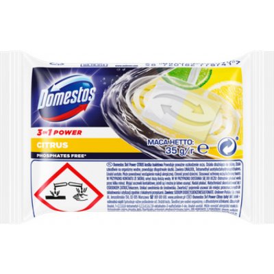 Domestos Citrus WC závěs 3v1 náhradní náplň 35 g – Zboží Mobilmania
