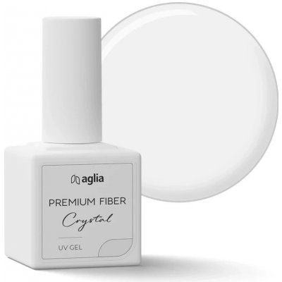 Aglia Premium Fiber Crystal stavební UV gel v lahvičce 15 ml – Zbozi.Blesk.cz