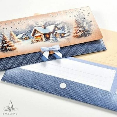 ARGUS Obálka na peníze vánoční luxusní 81-6057 – Zboží Dáma