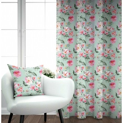 Ervi Bavlněný závěs - Magnolia a lilia – Hledejceny.cz