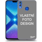 Pouzdro Picasee silikonový Honor 8X - Vlastní design/motiv čiré – Zboží Mobilmania