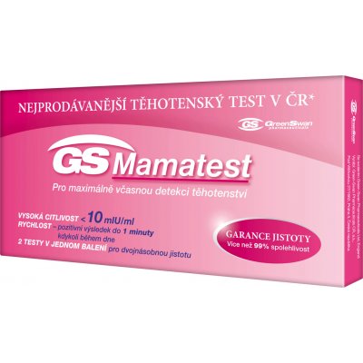 GS Mamatest 10 těhotenský test 2 ks – Zboží Dáma