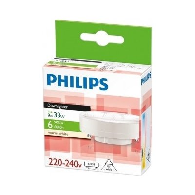 Philips Úsporná žárovka Downlighter 9W WW GX53 - Heureka.cz