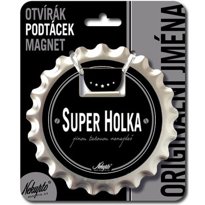 Nekupto Otvírák na pivo, podtácek Super holka V.I.P. – Hledejceny.cz