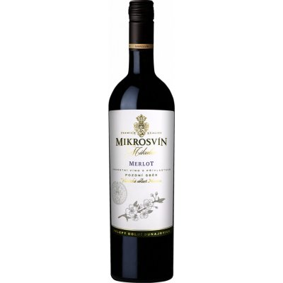 Mikrosvín Merlot, Flower line 0,75 l 13% (holá láhev) – Hledejceny.cz