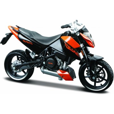 Maisto motorka na stojánku KTM 690 Duke 3 oranžová 1:18 – Zbozi.Blesk.cz