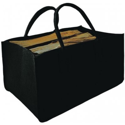 Lienbacher Velká filcová taška na dřevo 27 x 34 x 50 cm - černá – Zboží Dáma