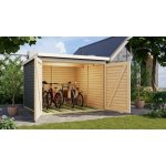 Karibu dřevěná garáž FAHRRADGARAGE 4 12485 terragrau LG5026