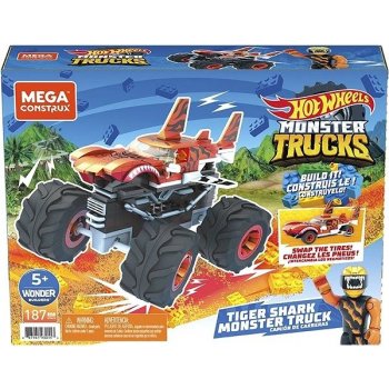 Mega Construx Hot Wheels Monster trucks Tiger Shark