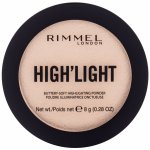Rimmel London High'light Rozjasňovač 001 Stardust 8 g – Zboží Dáma