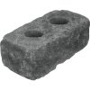 Pletiva Tvarovka průběžná s otvory Duo Stone DSO 400 40 x 20 x 15 cm černá