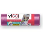 viGO! Pytle zatahovací LDPE 60l 27µm 10ks fialové – Sleviste.cz