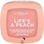 L'Oréal Paris Wake Up & Glow Life’s a Peach tvářenka 01 Peach Addict 9 g – Sleviste.cz