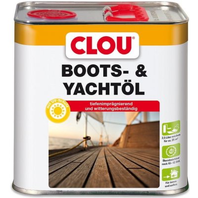 Clou Boots & Yachtöl 2,5 l bezbarvý – Zboží Mobilmania