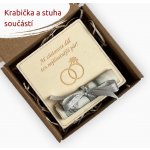 PanDatel Malá dárková karta na peníze - SVATBA – Zboží Mobilmania