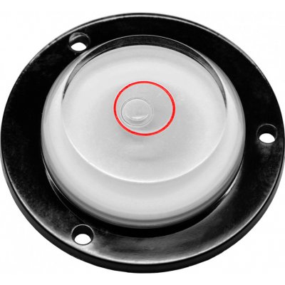 KINEX Kruhová libela s upevňovacími otvory ⌀30 plast 5022-02-030 – Sleviste.cz