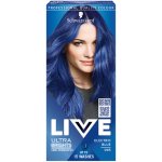 Schwarzkopf Live Ultra Brights or Pastel barva na vlasy 095 Electric Blue – Zboží Mobilmania
