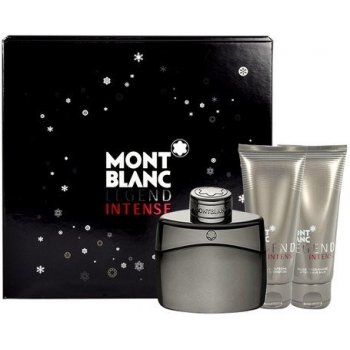 Mont Blanc Legend Intense EDT 100 ml + balzám po holení 100 ml + sprchový gel 100 ml dárková sada