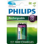 Philips 9V 170mAh 1ks 9VB1A17/10 – Zboží Živě