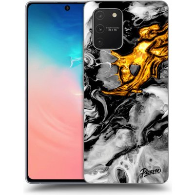 Pouzdro Picasee silikonové Samsung Galaxy S10 Lite - Black Gold 2 čiré – Zboží Mobilmania