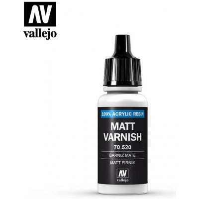 Vallejo 70520 Permanent Mat Varnish 18 ml – Zboží Živě