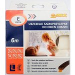 Vorel TO-76760 Těsnění do oken a dveří samolepící 9 x4 mm TYP E 6 m hnědé – Sleviste.cz