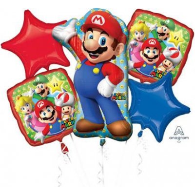 Sada foliových balonků Super Mario – Zboží Dáma