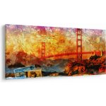 Obraz - Golden Gate, San Francisco, Kalifornie, jednodílný 250x125 cm – Hledejceny.cz