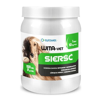 Eurowet Wita-Vet Dog Hair vitamíny a minerály pro psy 30 tablet – Hledejceny.cz