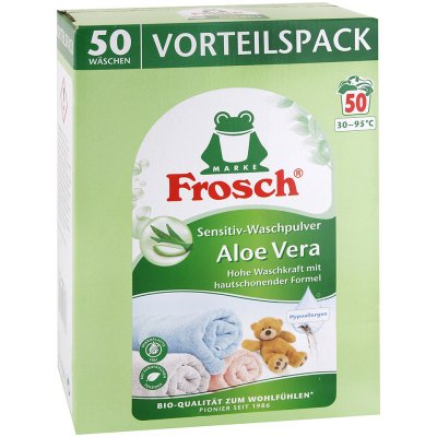 Frosch Sensitive univerzální prací prášek Aloe Vera 3,3 kg 50 praní – Zboží Mobilmania