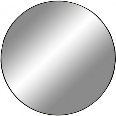 Nordic Living Černé kulaté závěsné zrcadlo Vincent 80 cm – Hledejceny.cz